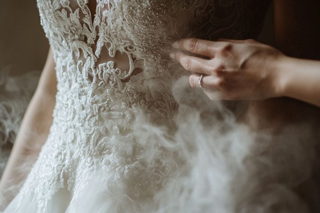 Pressing de la robe de mariée : prix et services complémentaires à considérer