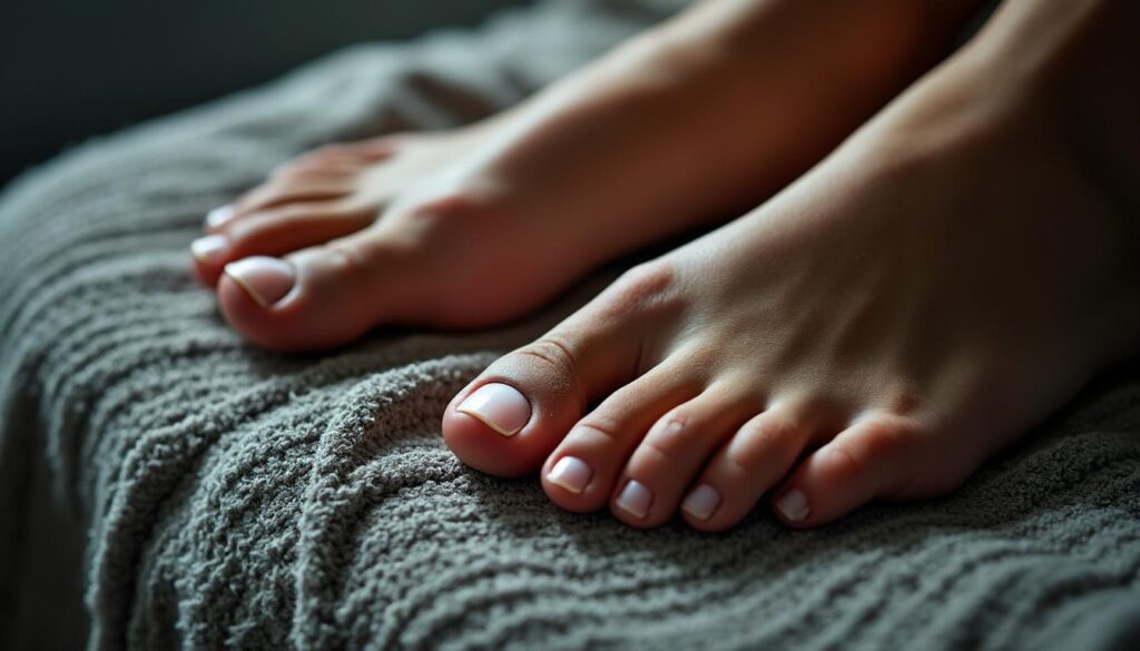 découvrez l'importance du trait blanc sur les ongles des pieds et ce qu'il révèle sur votre santé. apprenez à identifier ce signe souvent négligé et à comprendre ses implications pour votre bien-être. ne laissez pas ces indicateurs passer inaperçus !