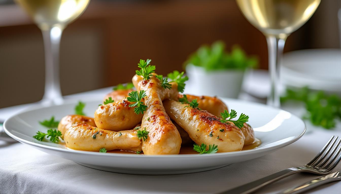 découvrez les meilleurs accords mets et vins pour sublimer la dégustation de cuisses de grenouille. conseils gourmands pour un repas réussi et harmonieux.