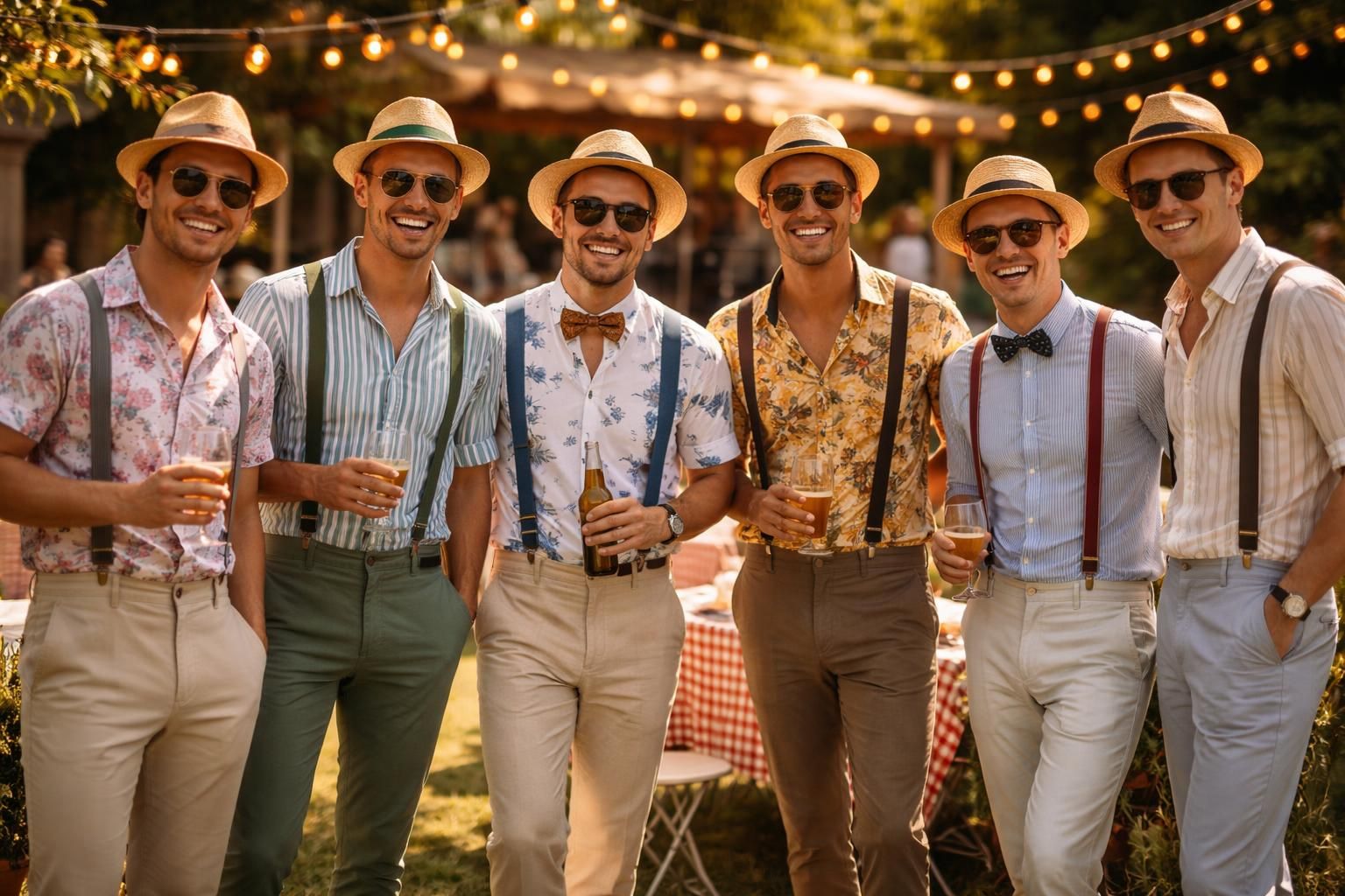 découvrez notre sélection des meilleurs déguisements guinguette pour homme, parfaits pour vos soirées d'été pleines de style et de bonne humeur.