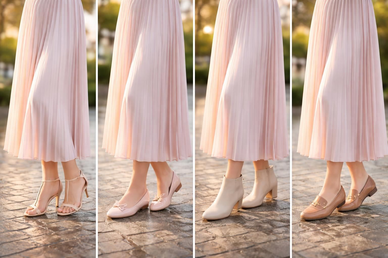 découvrez nos conseils pour choisir les chaussures idéales à porter avec une jupe longue plissée et sublimez votre silhouette avec élégance.