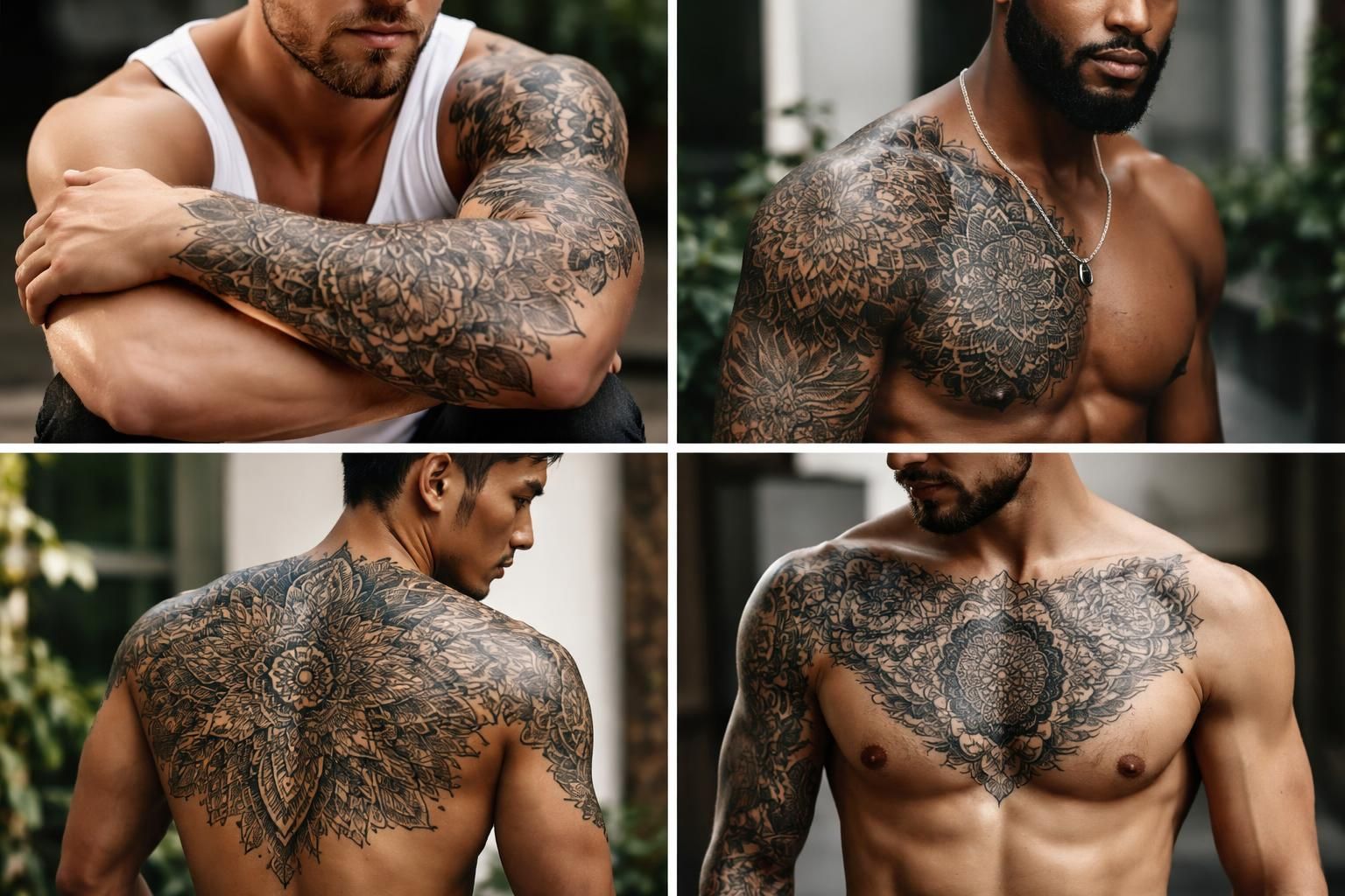 découvrez les designs de tatouage mandala pour homme les plus populaires et trouvez l'inspiration parfaite pour votre prochain tatouage unique et significatif.