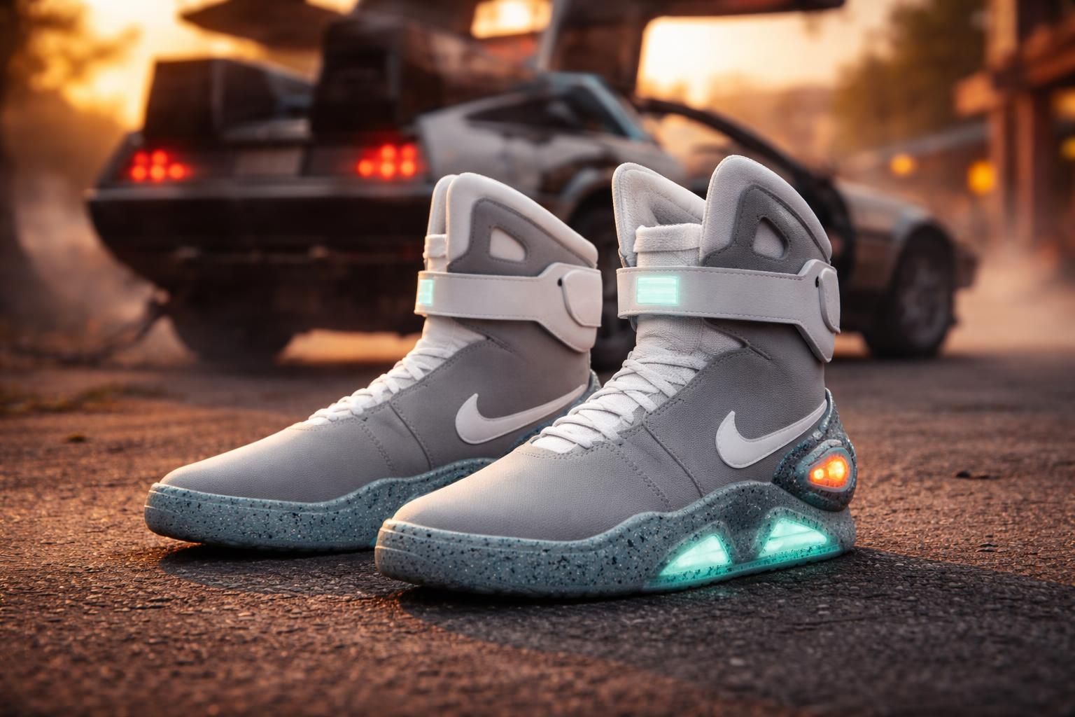 découvrez la nike marty mcfly, la basket iconique inspirée par le héros légendaire du cinéma, alliant style rétro et innovation moderne.