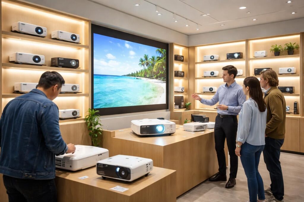 découvrez comment choisir les lumens idéaux pour votre vidéoprojecteur epson dans notre guide complet de la boutique lumineuse, et profitez d'une image claire et lumineuse.