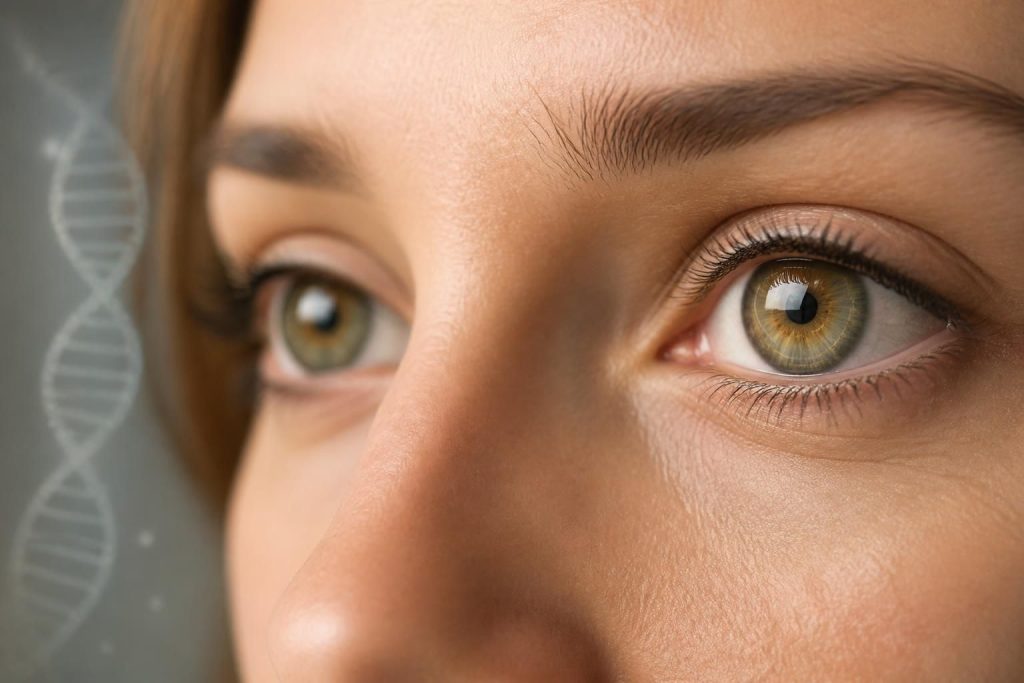 découvrez l'origine génétique et les variations naturelles de la couleur des yeux hazel, une teinte unique mêlant nuances de vert, brun et doré.