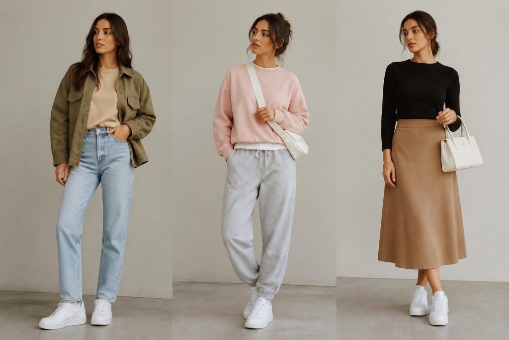 découvrez les meilleures combinaisons de couleurs pour sublimer votre tenue avec des air force 1 pour femme, alliant style et confort avec élégance.