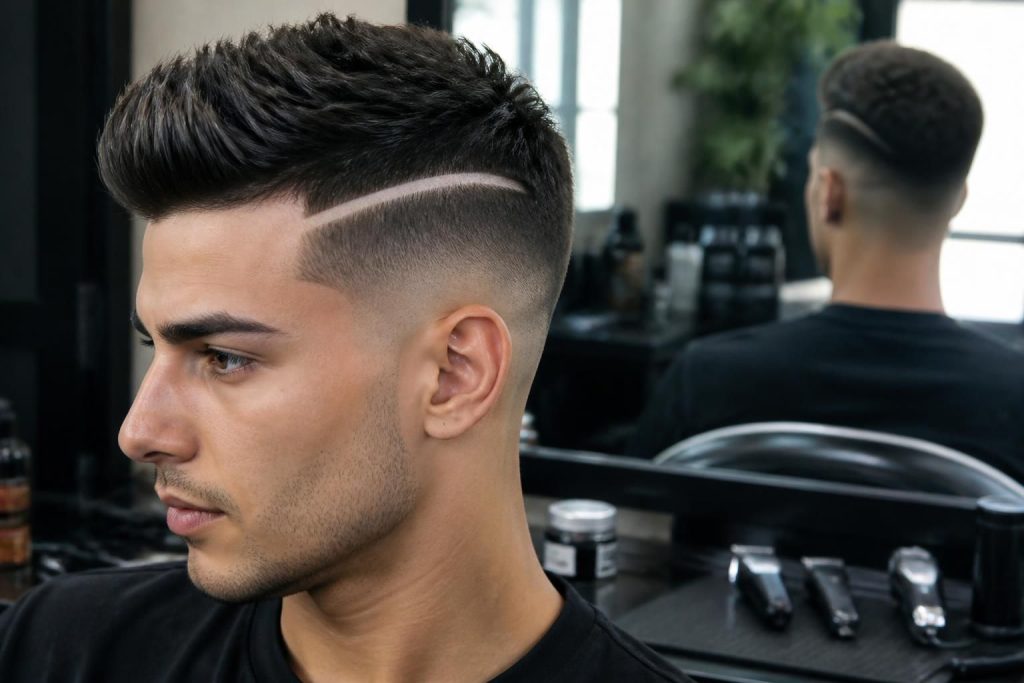 découvrez pourquoi la coupe de cheveux homme avec trait revient en force, un style moderne et audacieux qui séduit de plus en plus.