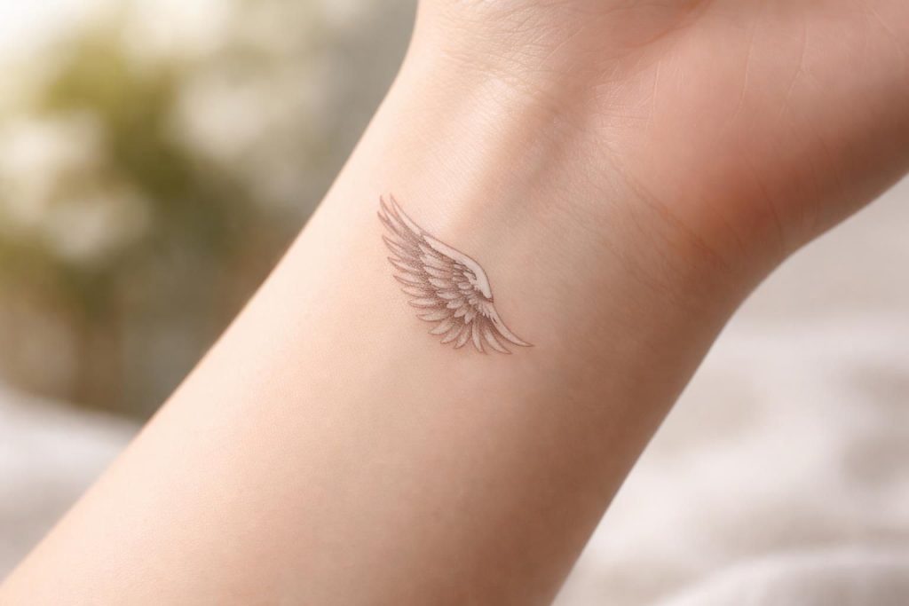 découvrez comment un tatouage aile d'ange discret peut exprimer vos émotions profondes avec élégance et signification. un hommage subtil et personnel à vos sentiments.